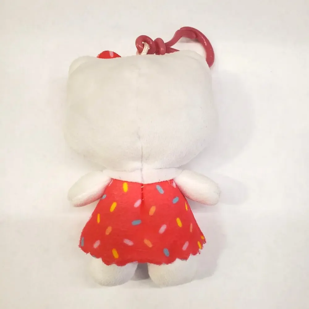 HELLO KITTY Plush Danglers Series 2 Rainbow Sprinkles Cupcake Clip On Toy